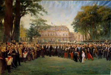 Reception of the Mayors of France at the Elysee on September 22