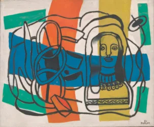 Composition with Statuette