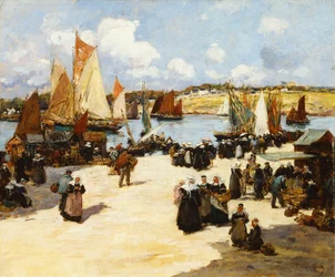 A Busy Port Scene