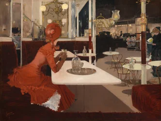 In the Café, 1882-1884