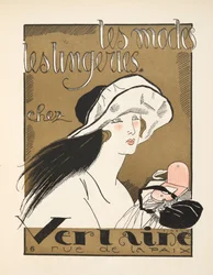 Advertisement for Verlaine, from Gazette de Bon Ton