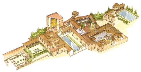 Alhambra, Granada, Spain. Royal Palaces