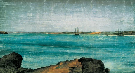 Puerto Deseado (detail). City and fishing port of Patagonia, in the province of Santa Cruz in Argentina