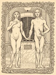 Am Traualtar, Plate 6, from the portfolio 