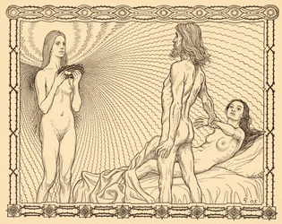 The Eternal Bride, plate 2, from the portfolio 