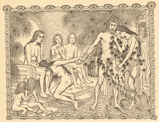 Through the Magic World, plate 9, from the portfolio 