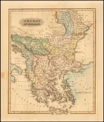 1823 map of Turkey in Europe