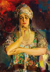 Portrait of the Singer Nadezhda Plevitskaya