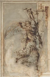 An Angel Carrying a Torch, c.1500-1504