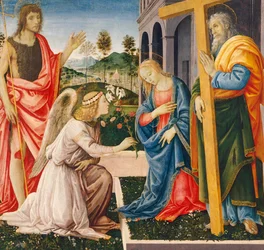Annunciation and Saints