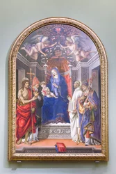 Madonna and Child Enthroned with St John the Baptist and Saints, Known as Otto Altarpiece