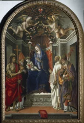Madonna with the Child Surrounded by Saints