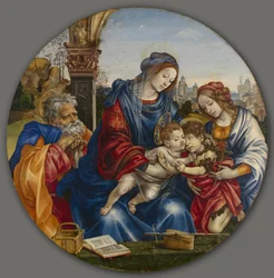 The Holy Family with Saint John the Baptist and Saint Margaret, c. 1495