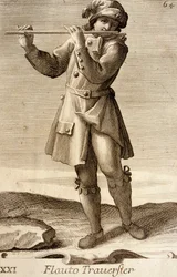 Man playing the flute