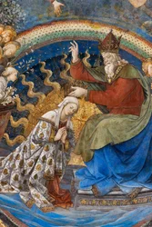 Coronation of Mary, detail