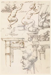 Architectural Details and Figure Studies