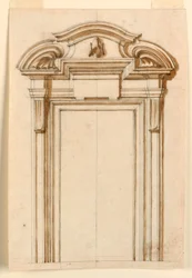 Elevation of a Door Case, 1750–75