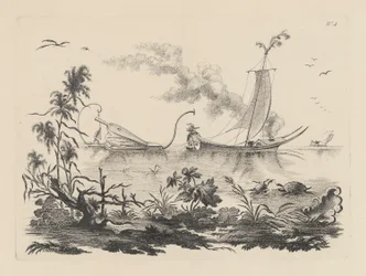 The Manner of Sailing by the Power of Bellows Practiced on that Planet