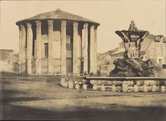 Temple of Vesta and Fountain, Piazza Bocca della Verita