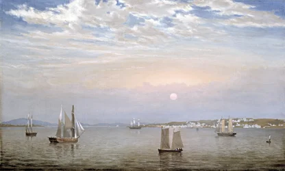 Castine Harbor and Town, 1851