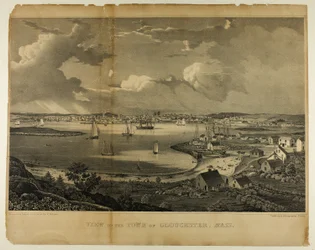 View of the Town of Gloucester, Massachusetts