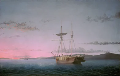 Lumber Schooners at Evening on Penobscot Bay