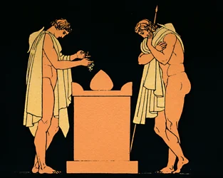 Orestes at the Tomb of his Father