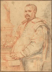 A Scholar Writing
