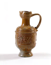 Beer jug, made in Raeren, Belgium, c.1580-1600