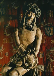 Christ with hands tied Statue