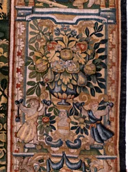 Series Story of Cyrus. No V Combat between two warriors and the death of Cyrus. Based on Michiel Coxcie. Ca 1590.
