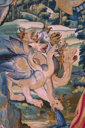 Saint Michael Defeating the Dragon. Series The Apocalypse (detail)