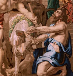Victory of the Eucharist over pagan sacrifices