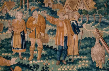 The goose game. 17th century.