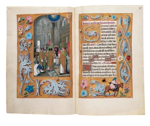 Folios from the Rothschild Book of Hours, Ghent or Bruges