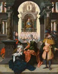 Holy Family with St. Anne and St. Joachim, 1525