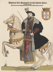 John III of Portugal, Coloured Engraving
