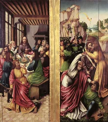Kiss of Judas and Last Supper, c.1500
