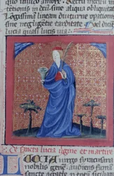 Page from the Legenda Aurea, Bruges, c.1400-10
