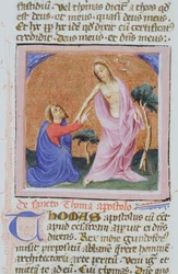 Page from the Legenda Aurea, Bruges, c.1400-10