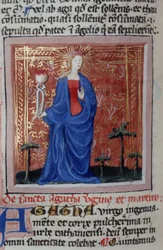 Page from the Golden Legend, Bruges, c.1400-10