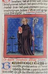 Page from the Golden Legend, Bruges, c.1400-10