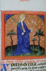 Page from the Golden Legend, Bruges, c.1400-10