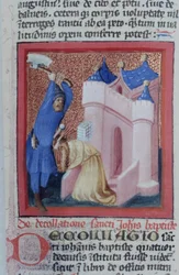 Page from the Golden Legend, Bruges, c.1400-10