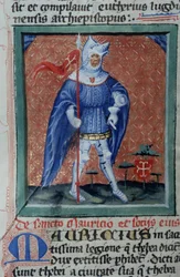 Page from the Legenda Aurea, Bruges, c.1400-10