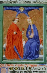 Page from the Legenda Aurea, Bruges, c.1400-10