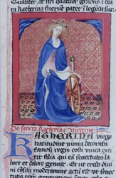 Page from the Legenda Aurea, Bruges, c.1400-10