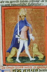Page from the Legenda Aurea, Bruges, c.1400-10