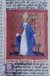 Page from the Legenda Aurea, Bruges, c.1400-10