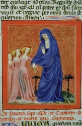 Page from the Legenda Aurea, Bruges, c.1400-10